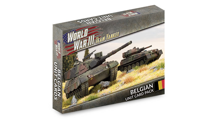 WWIII: Belgian Unit Cards
