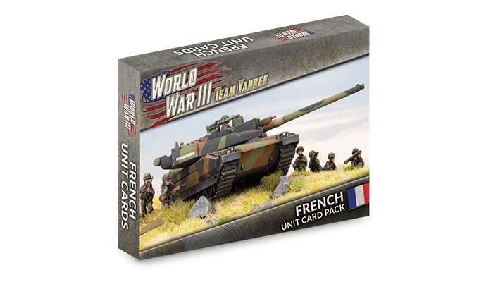 WWIII: French Unit Cards