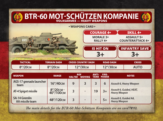 East German Mot-Schützen Heavy Weapons (TEG706)