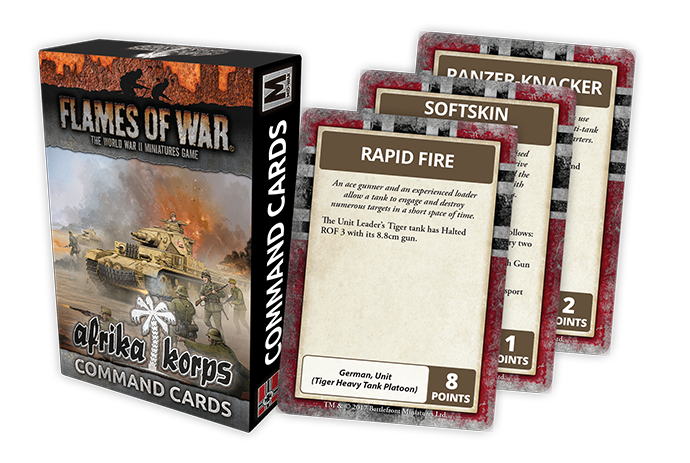 Looking At The North Africa German Command Cards Looking At The North Africa German Command Cards