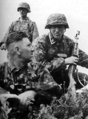 SS-Troops on the eastern front