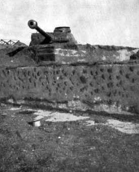 A Panther turret from Rimini Airfield