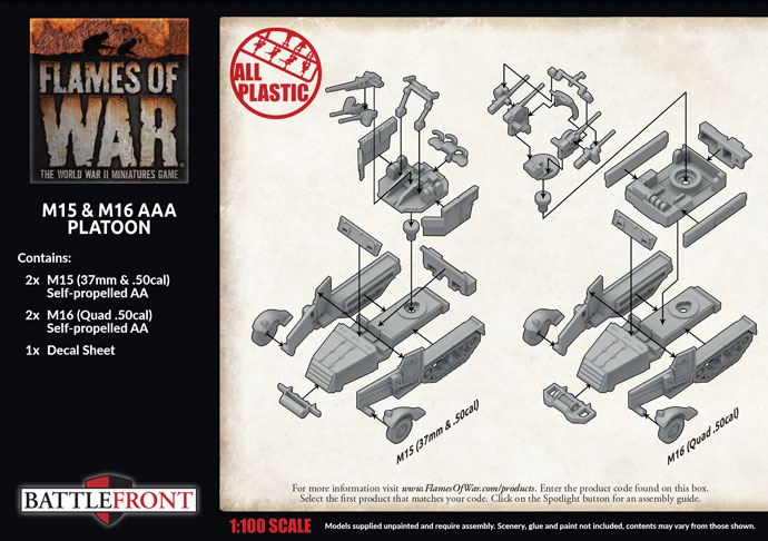 M15 & M16 AAA Platoon (Plastic) (UBX87)
