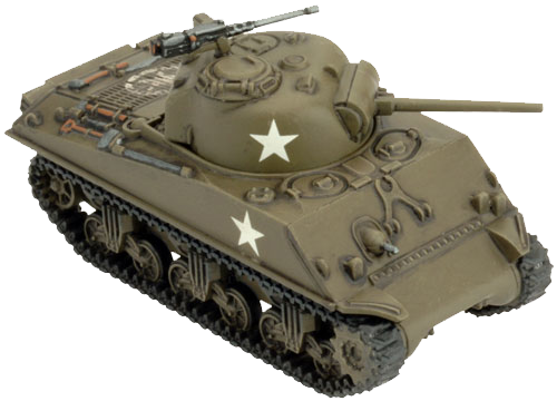 M4 Sherman (Late) Platoon (Plastic) (UBX88)