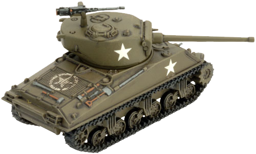 M4 Sherman (Late) Platoon (Plastic) (UBX88)