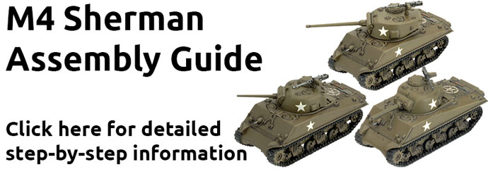 M4 Sherman (Late) Platoon (Plastic) (UBX88)