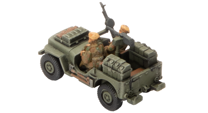 Jeep Recce Troop / SAS Section (Plastic) (BBX73)