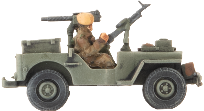 Jeep Recce Troop / SAS Section (Plastic) (BBX73)