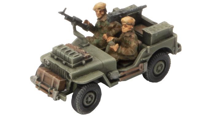 Jeep Recce Troop / SAS Section (Plastic) (BBX73)