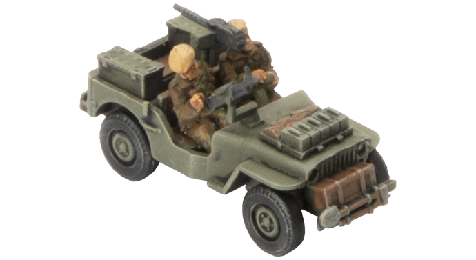Jeep Recce Troop / SAS Section (Plastic) (BBX73)