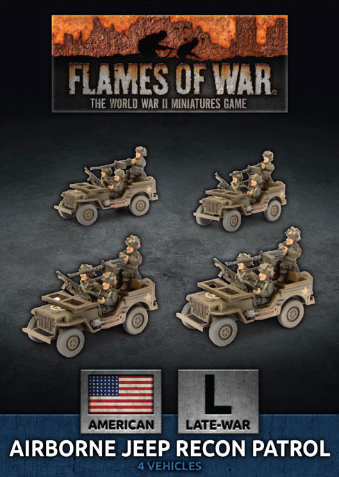 Airborne Jeep Recon Patrol (Plastic) (UBX65)