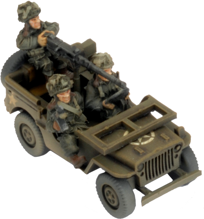 Airborne Jeep Recon Patrol (Plastic) (UBX65)