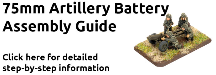 Parachute 75mm Artillery Battery (Plastic) (UBX66)