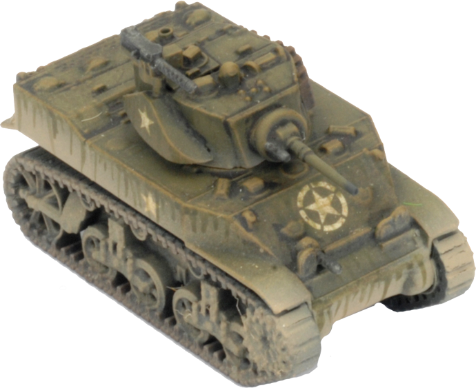 M5 Stuart Light Tank Platoon (Plastic) (UBX70)