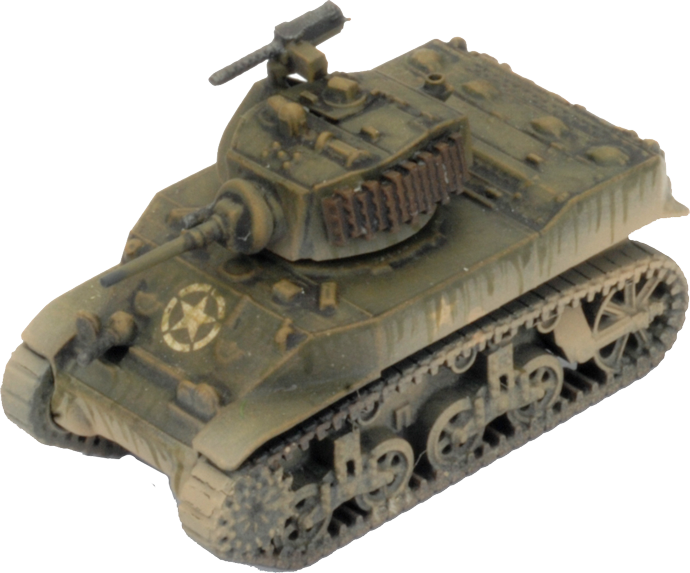M5 Stuart Light Tank Platoon (Plastic) (UBX70)