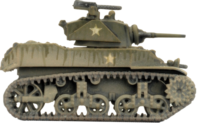 M5 Stuart Light Tank Platoon (Plastic) (UBX70)