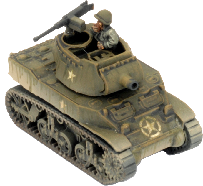 M5 Stuart Light Tank Platoon (Plastic) (UBX70)