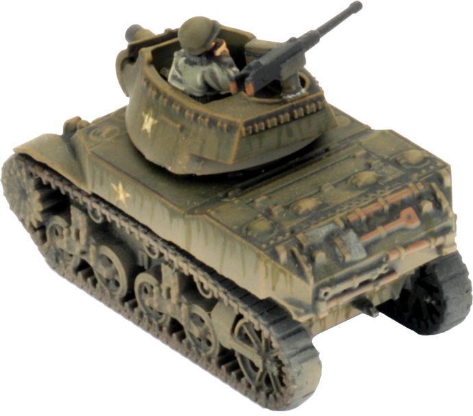 M5 Stuart Light Tank Platoon (Plastic) (UBX70)