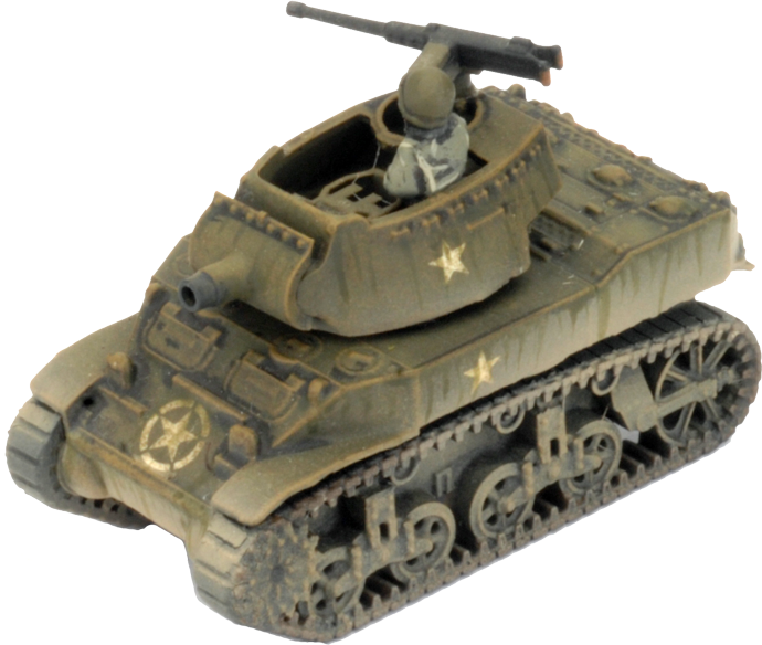 M5 Stuart Light Tank Platoon (Plastic) (UBX70)