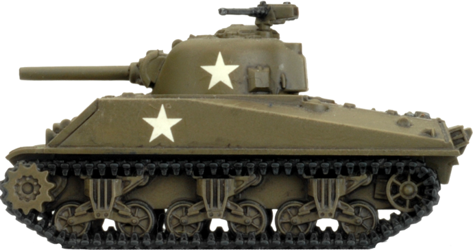 M4 Sherman (105mm) Assault Gun Platoon (Plastic) (UBX71)