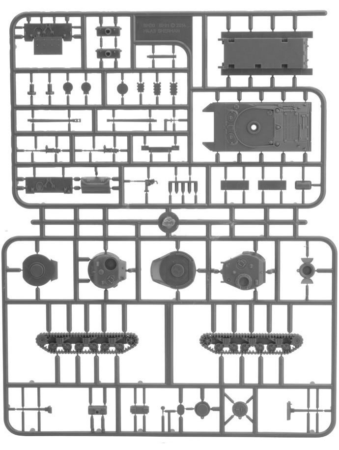 M4 Sherman (105mm) Assault Gun Platoon (Plastic) (UBX71)