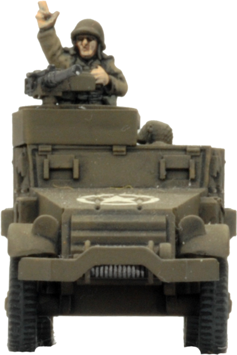 M3 Halftrack Transport Platoon (Plastic) (UBX76)
