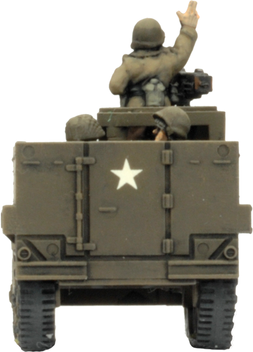 M3 Halftrack Transport Platoon (Plastic) (UBX76)