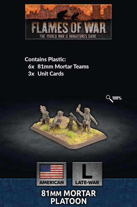 81mm Mortar Platoon (Plastic) (US804)