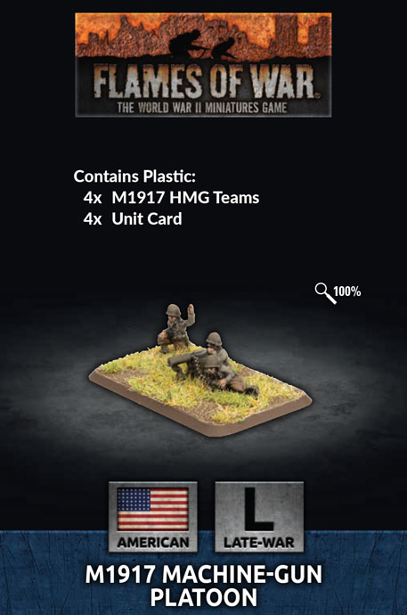 M1917 Machine-gun Platoon (Plastic) (US805) M1917 Machine-gun Platoon (Plastic) (US805)