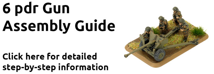 6 pdr Anti-tank Platoon (Plastic) (BBX54)