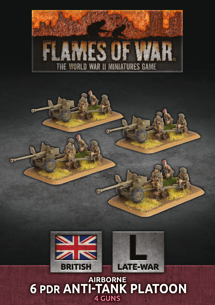 Airborne 6 pdr Anti-tank Platoon (Plastic) (BBX51)