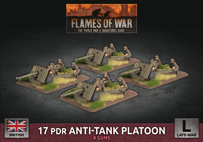 17 pdr Anti-tank Platoon (Plastic) (BBX52)
