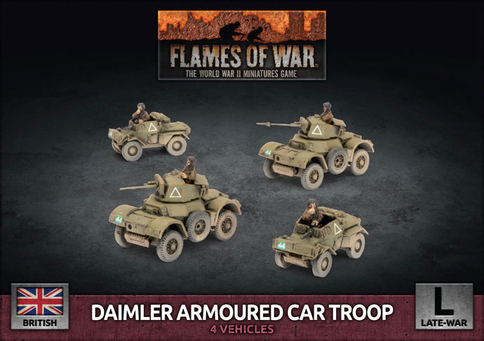 Daimler Armoured Car Troop (Plastic) (BBX61)