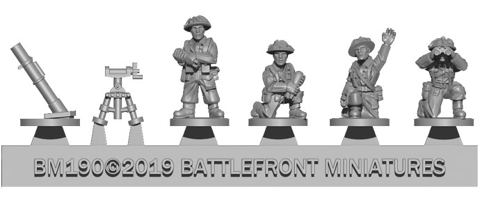 3-inch Mortar Platoon (Plastic) (BR729)