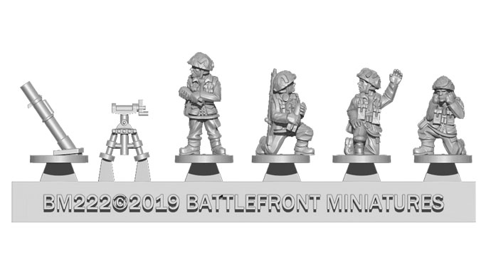 Airborne 3-inch Mortar Platoon (Plastic) (BR815) Airborne 3-inch Mortar Platoon (Plastic) (BR815)