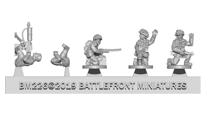 Airborne Vickers Machine-gun Platoon (Plastic) (BR814)