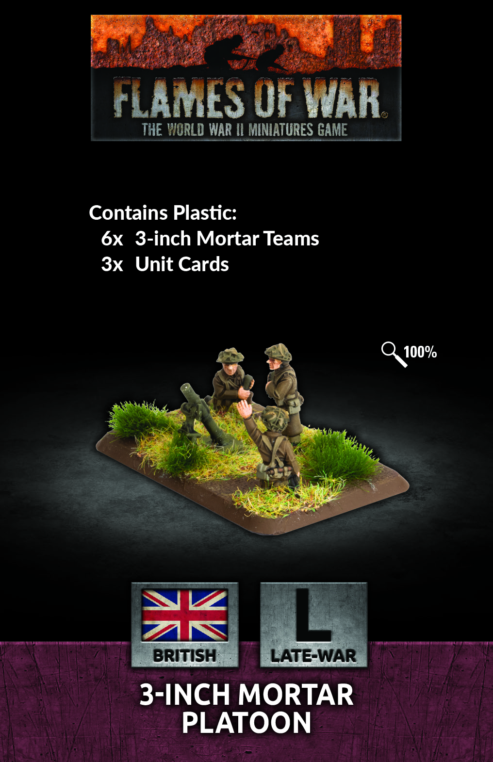 3-inch Mortar Platoon (Plastic) (BR729)