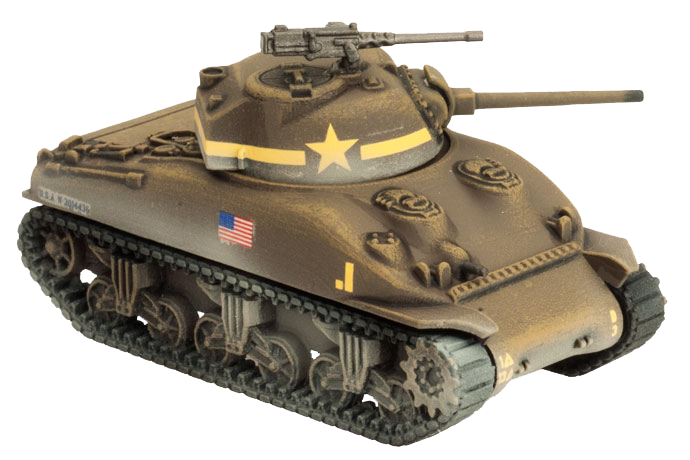 M4 Sherman Tank Platoon (Plastic) (UBX55)