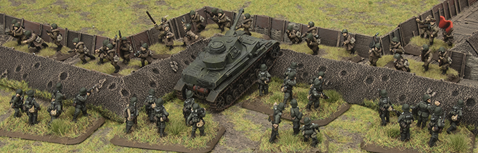 Germans assault the stallwart Soviets