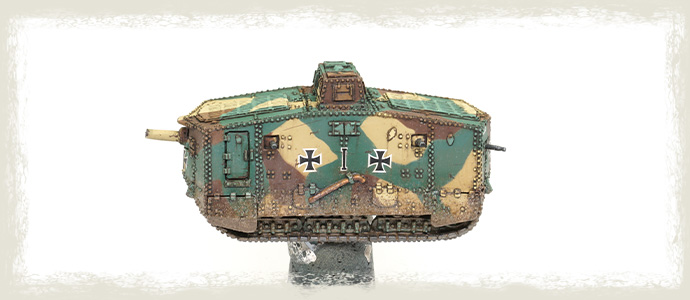 Painting the WWI German AV7 Tank: How To Create Realistic Mud Effects on Tanks