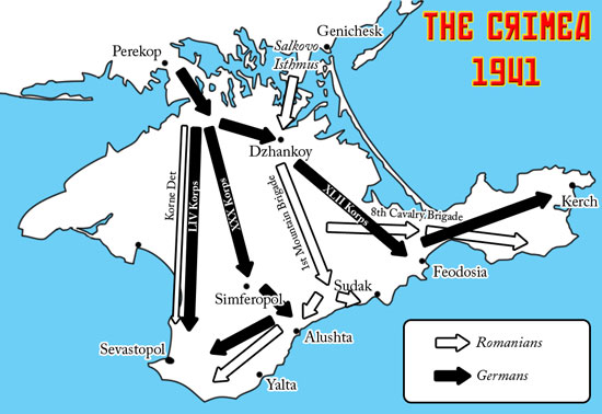 XI Armee operations in Crimea 1941. XI Armee operations in Crimea 1941.