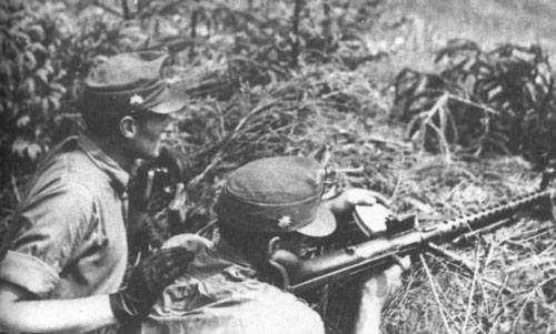 Mountain troops who were part of the Border Guards