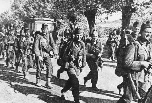 Hungarians march to the front Hungarians march to the front