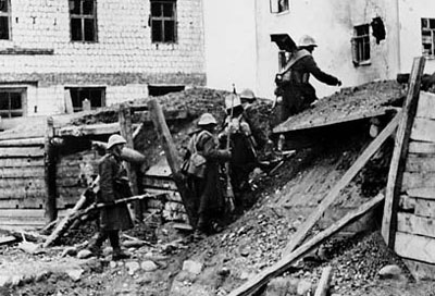 Romanian Infantry fighting in Odessa Romanian Infantry fighting in Odessa