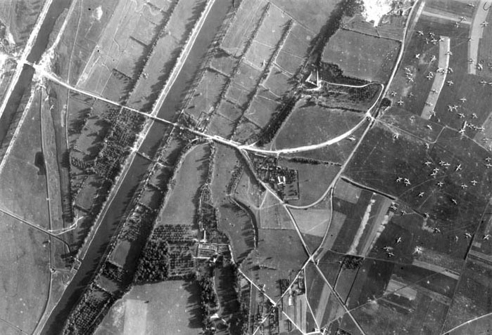 The battlefield from the air The battlefield from the air