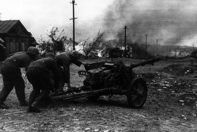 Grenadiers and a PaK38 Grenadiers and a PaK38