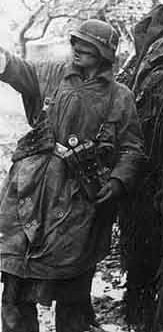 Luftwaffe Field Trooper in his rain puncho Luftwaffe Field Trooper in his rain puncho