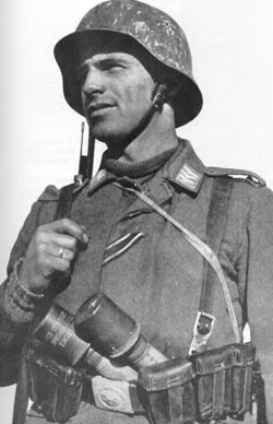 Luftwaffe Field Trooper armed with a rifle and grenades Luftwaffe Field Trooper armed with a rifle and grenades