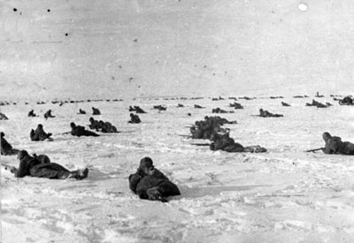 Soviets on the ice. Soviets on the ice.