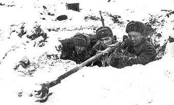 Soviet anti-tank rifle team Soviet anti-tank rifle team